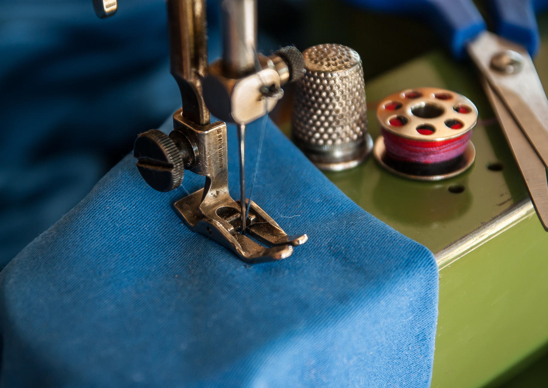 Sewing in a Sewing Machine